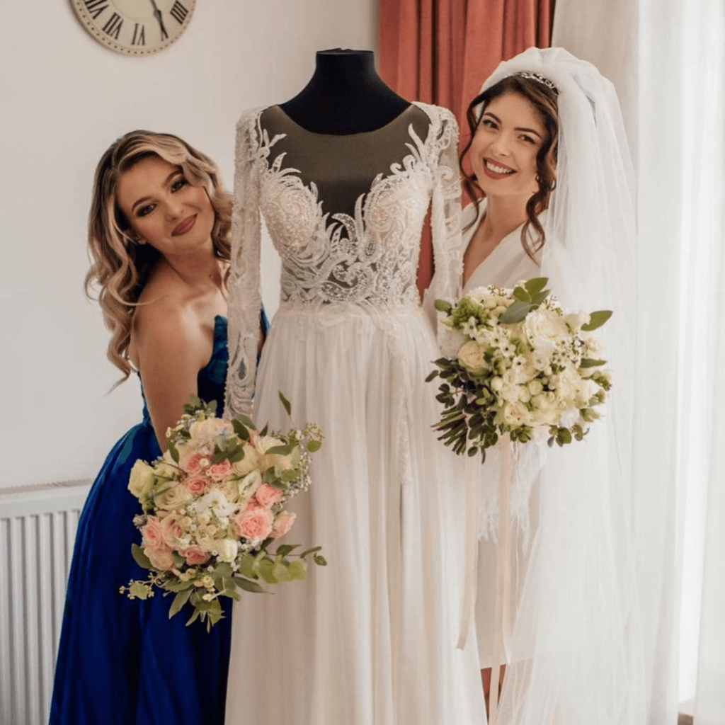 Buchet mireasa si buchet nasa