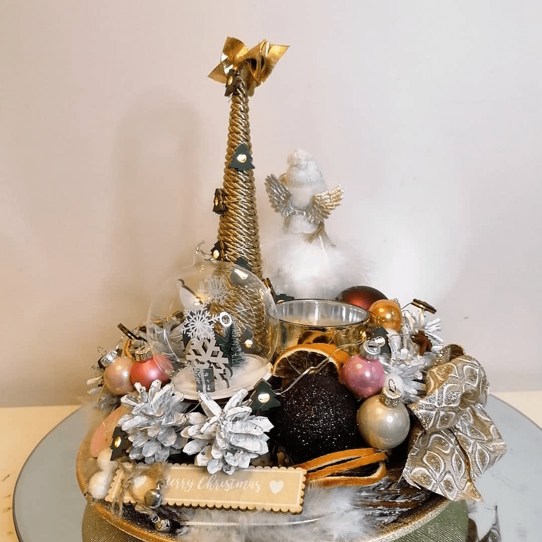 Decoratiune pentru masa de Craciun